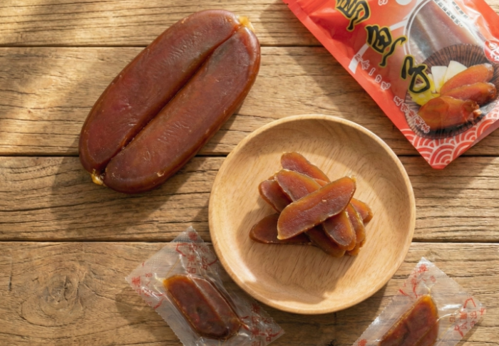 天然恏食｜金燦厚切一口烏魚子